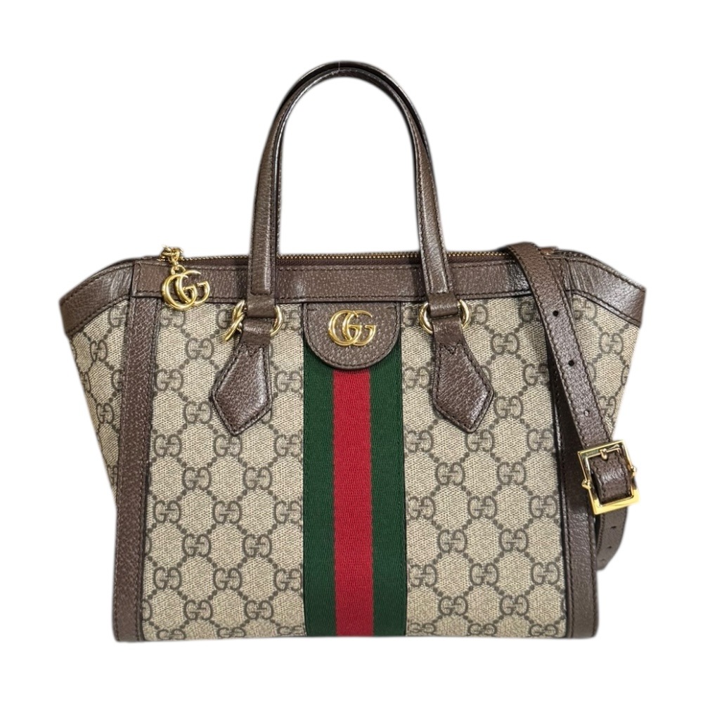 グッチ スモール オフィディア ショルダーバッグ GGスプリームキャンバス 547551 ベージュ GUCCI 中古