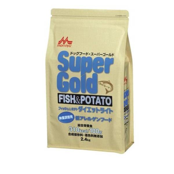 森乳 スーパーゴールド フィッシュ&ポテト ダイエットライト 2.4kg
