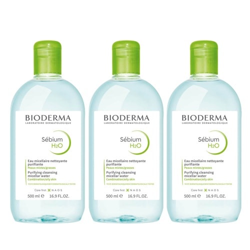 ビオデルマ セビウム H2O D(緑) 500ml 3本セット[5851/5465] 宅配無料