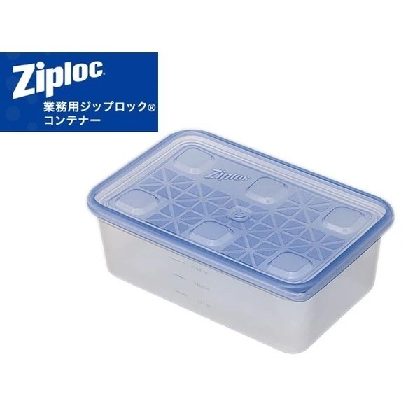 業務用ジップロックコンテナー 長方形 1900ml 10個入り X6箱