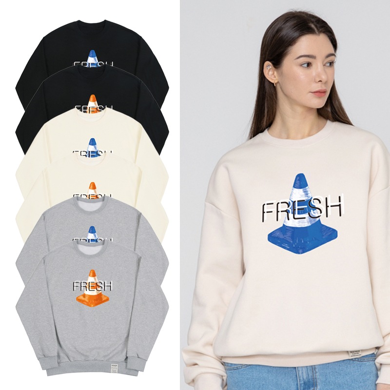 [ODNR-UNISEX]FRESH SIGN Sweatshirt_6color
