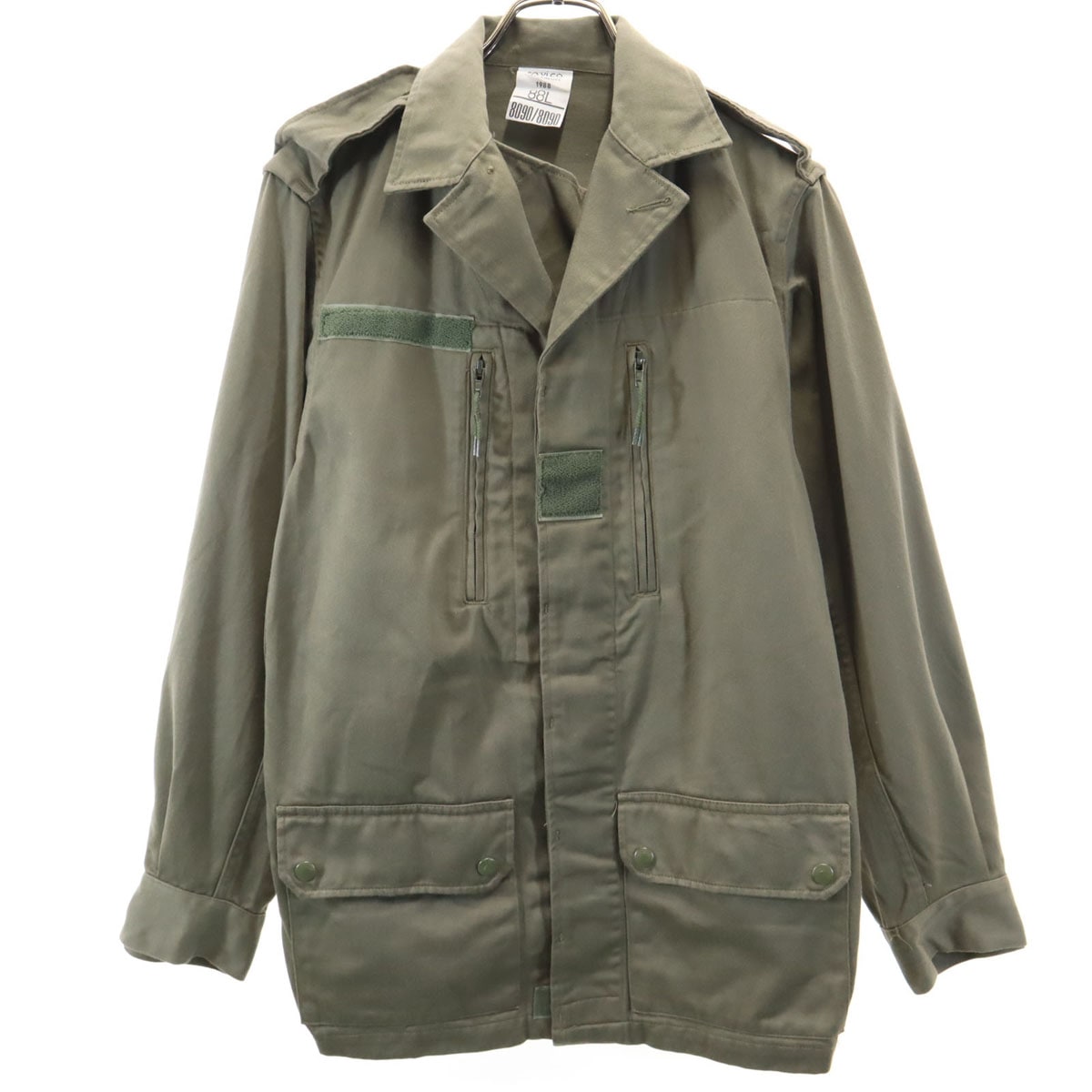 FRENCH ARMY フランス軍 80s ヴィンテージ SO.VI.CO.VILLENEUVE F2 ジャケット 88L カーキ ミリタリー ユーロ メンズ 古着