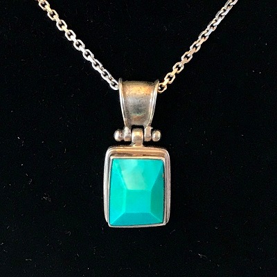 手作りシルバーターコイズストーン　7.1g