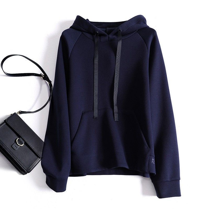 2023 春秋季 新作 高級感 ポケット フード付き 抽绳 ファッション おしゃれ ゆったり デザインセンス 小众 パーカー レディース