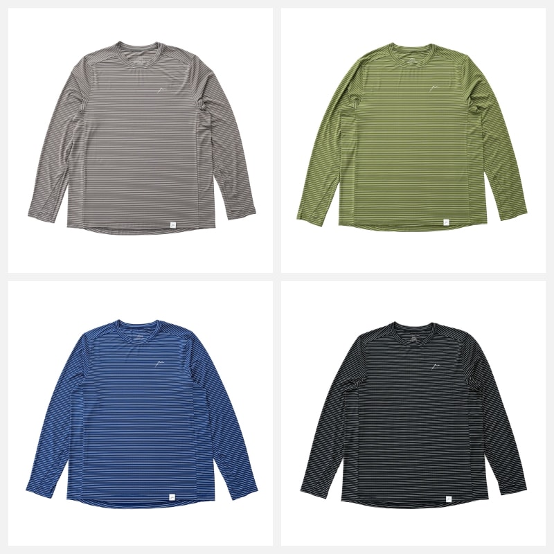 【CAYL】26SS STRIPE LOGO LONG SLEEVE : 4COLORS