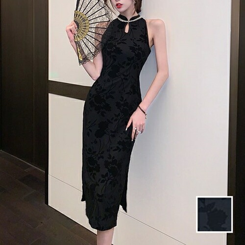 パーティードレス 結婚式 ワンピース ミディアム ひざ丈 オケージョン ドレス 韓国 ファッション レディース 春 秋 冬 ブライダル お呼ばれ コーデ 成人式 二次会 同窓会 20代 30代