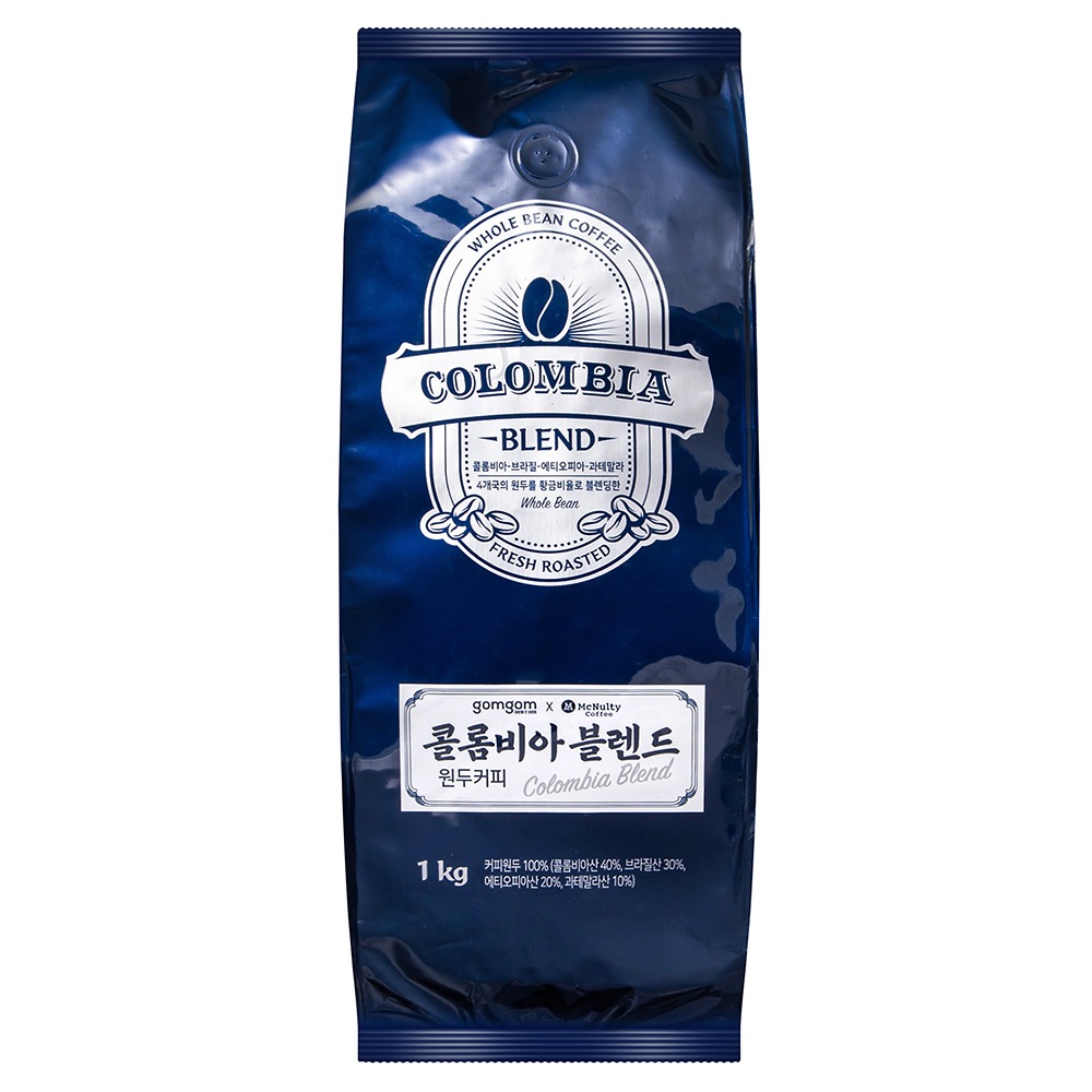 TF023 コーヒー豆コロンビアブレンド 春夏新作 粉砕なし 1kg ＼半額SALE／ 韓国発送