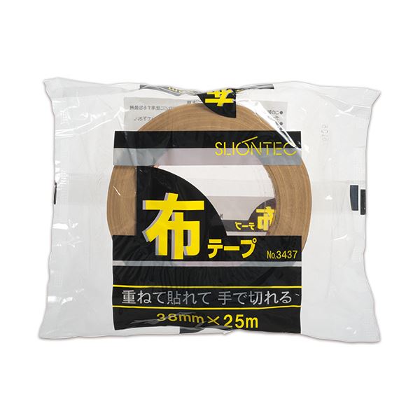 (まとめ) スリオンテック 布テープ No.343720 38mm×25m No.343720-38x25 1巻 (×30セット)