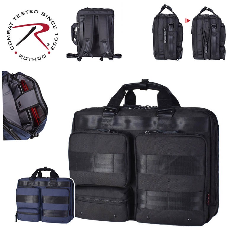ビジネスバッグ リュック ショルダー 3way 軽量 撥水 ノートPC タブレット対応 マチ幅拡張 ブランド ROTHCO ロスコ 45068 横型 パソコンバッグ メンズ レディース 通勤 通学 出