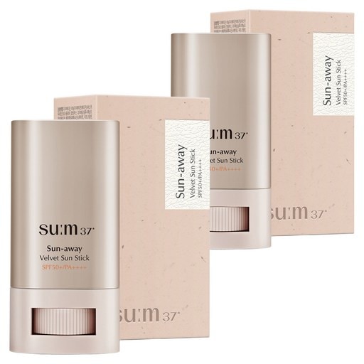 サンアウェイベルベットサンスティックSPF50+ PA++++18g2個 携帯スティック UV保護