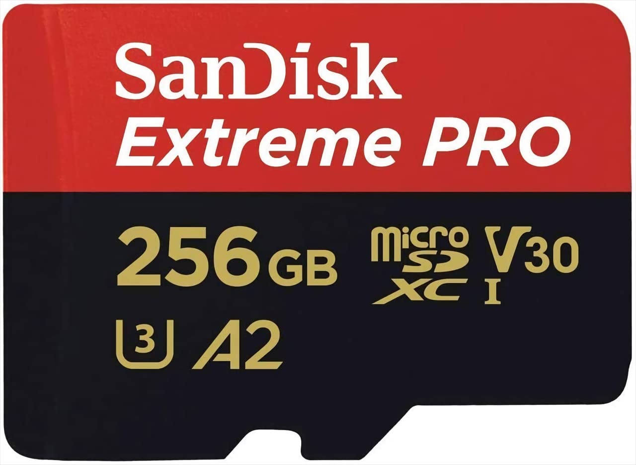 microSDXC 256GB SanDisk Extreme PRO SDSQXCD-256G-GN6MA R:200MB/s W: 140MB/s UHS-I U3 V30 4K Ultra HD