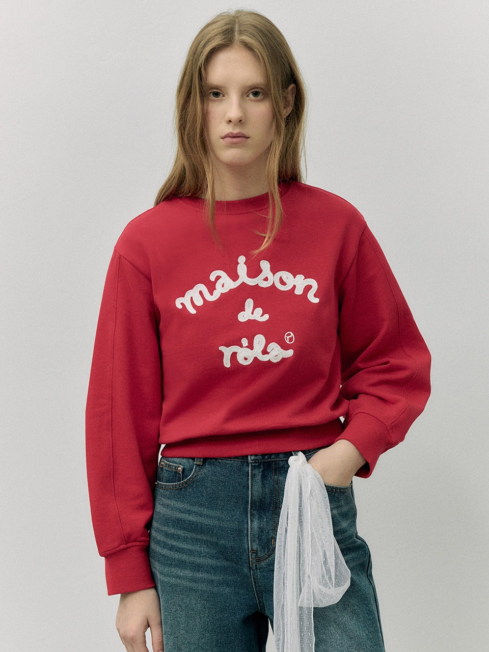 MAISON DE ROLA SWEATSHIRTS RED