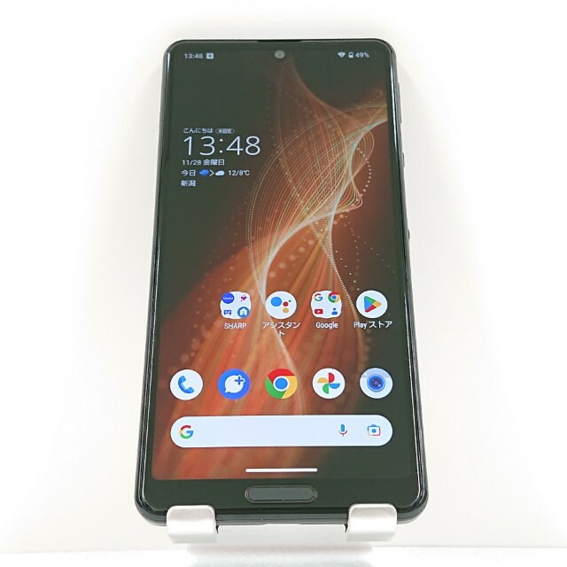 AQUOS sense5G SHG03 au ブラック 送料無料 本体 c15714 【中古】