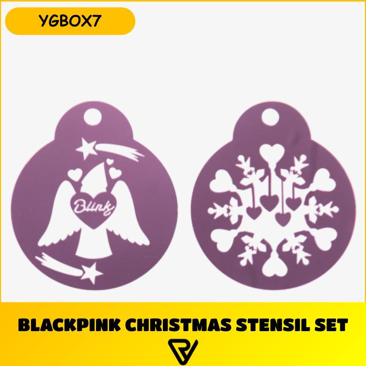 [公式品] [YGBOX7] BLACKPINK CHRISTMAS STENSIL SET 公式グッズ OFFICIAL MD