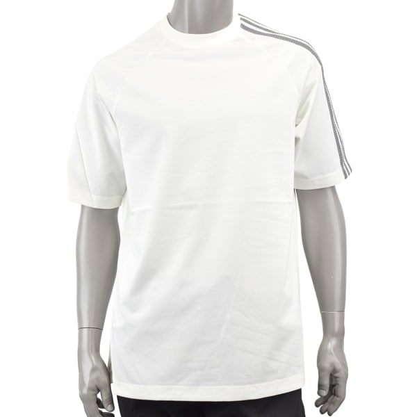 Y-3 ワイスリー 3-STRIPES SHORT SLEEVE TEE/3ストライプ ロゴ Tシャツ/IV5625 WHITETシャツ