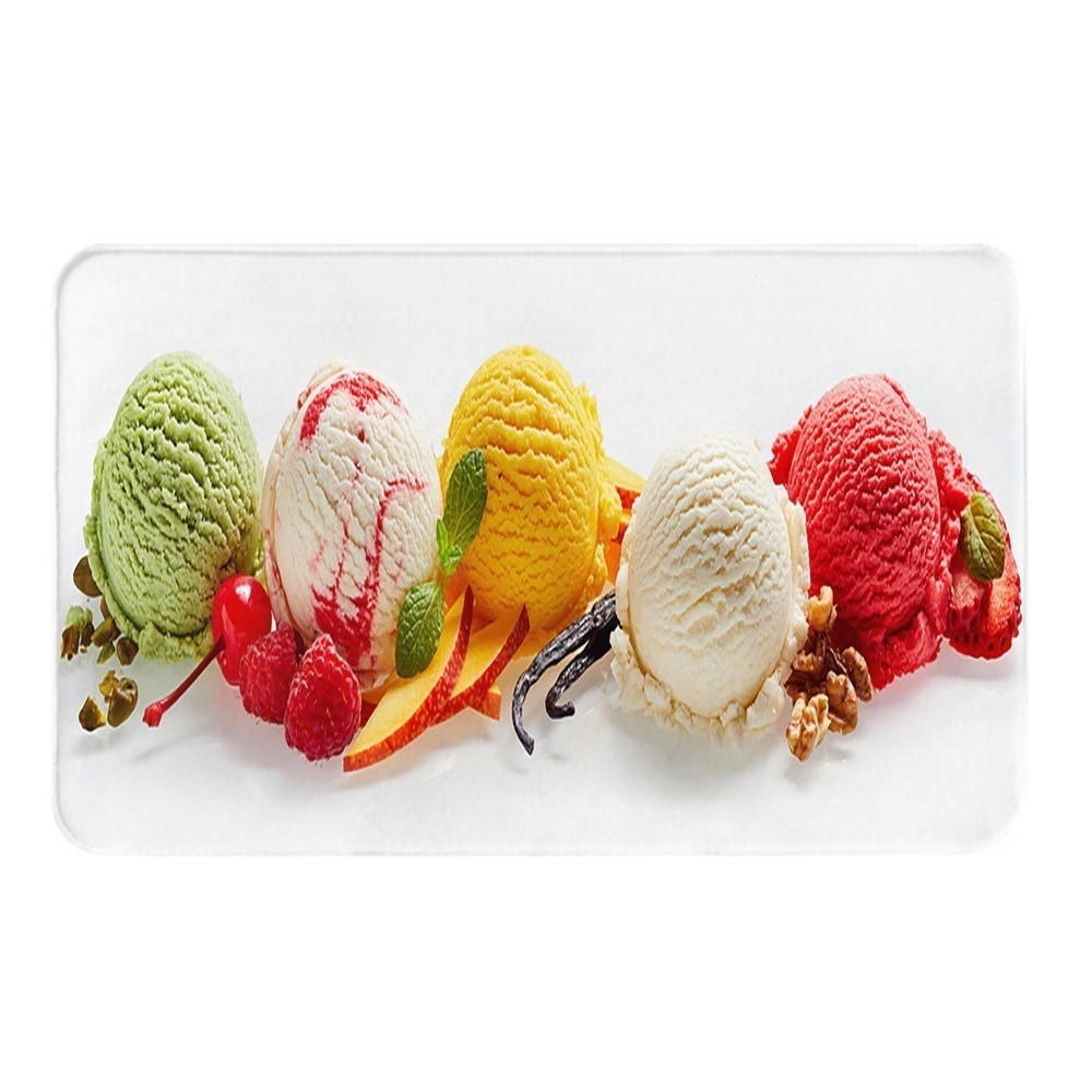 カーペット 2031.5in set-ice-cre-scoops-different-colors お手入れが簡単 ノンスリップ 耐久性