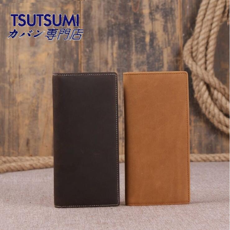 メンズ財布 長財布 本革サイフ さいふ 二つ折財布 大容量 お札入れ 小銭入れ カード入れ カードケース 牛革 財布 携帯スマホ入れ レトロ風