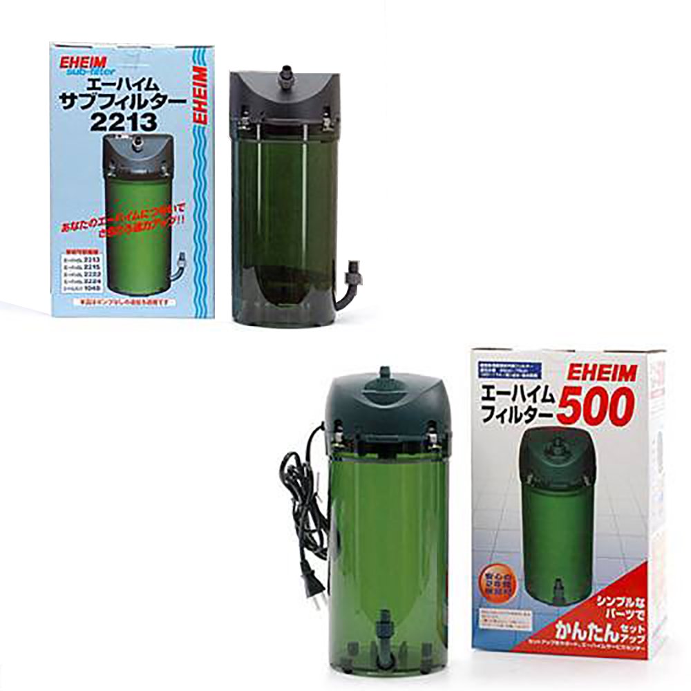 外部フィルター　６０Ｈｚ　エーハイムフィルター５００　西日本用＋サブフィルター２２１３　セット　メーカー保証期間１年　ＣＲＣ10―03―01―10―52
