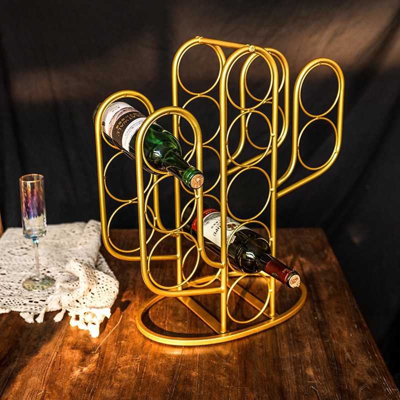 軽い贅沢な赤ワインラック装飾品クリエイティブストレージワイングリッド小さな収納ラックモダンラウンドグリッド斜めワインホルダーワインキャビネット