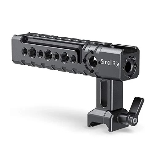 SmallRig トップハンドル ナットハンドル コールドシュー付きハンドル 汎用 NATOハンドル