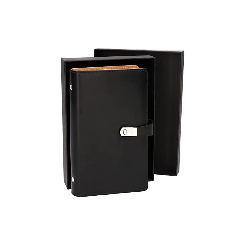 Lazx 名刺ホルダー 名刺ファイル 240枚収納 大容量 PUレザー 名刺ケース カードホルダー (ブラック)