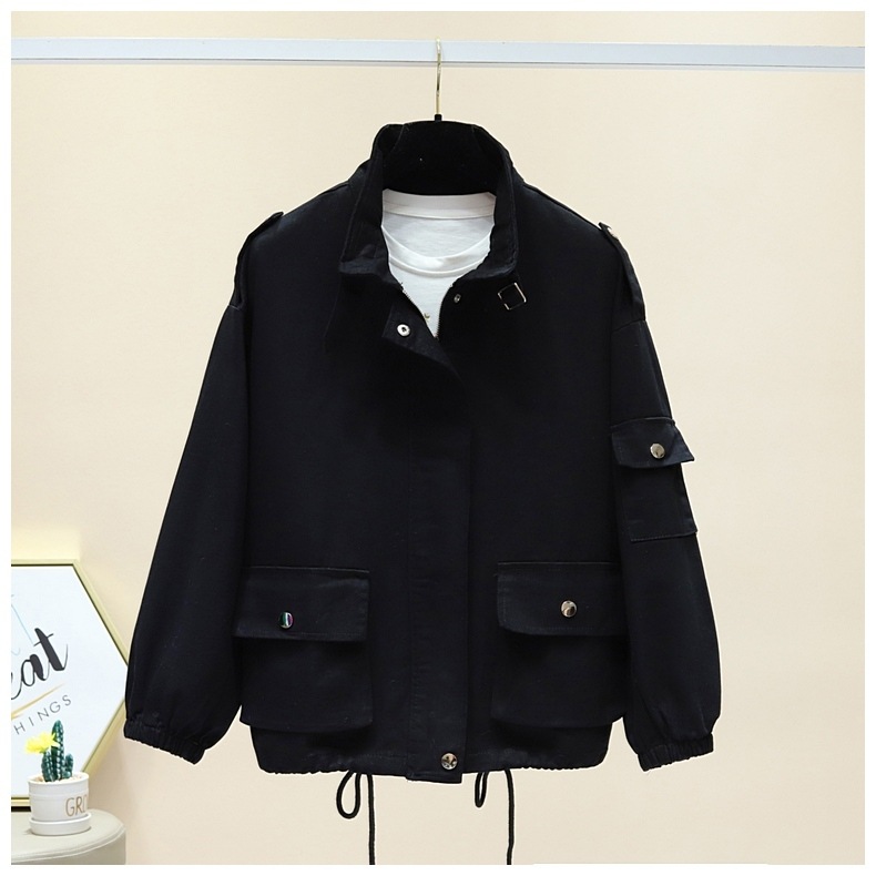 トップス アウター ワンピース ブルゾン ジャケット シャンパー 膝上 袖あり 長袖 ストレート 上下セット 2点セット ツーピース かっこいい ラフ 個性的 ブラック ホワイト ピンク グリーン