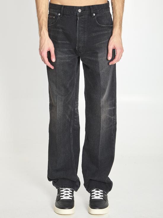 CELINE Men Denim Pants RP0DI932F BLACK