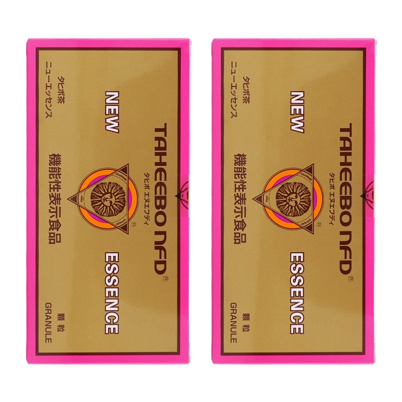[2個セット]タヒボ茶 ニューエッセンス 【機能性表示食品】顆粒 60g 30包(1包2g) ノンカフェイン エキス末タイプ[ギフトラッピング対応]