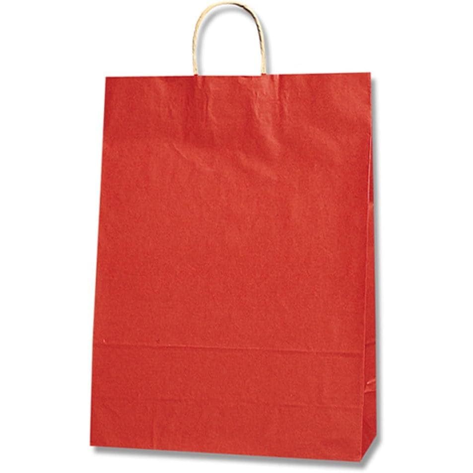 （まとめ買い）シモジマ HEIKO 手提げ紙袋 25チャームバッグ 25CB カスタムB 未晒 赤C 50枚 幅380xマチ150x高500mm 003283000 [x3セット] 17,122円