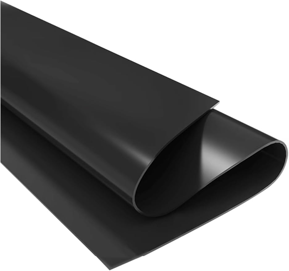 滑らかなゴム床ゴムマット多目的黒ゴムシートストリップ衝撃吸収性防水滑り止めゴム床マットプレートゴムロール(100x100cm)