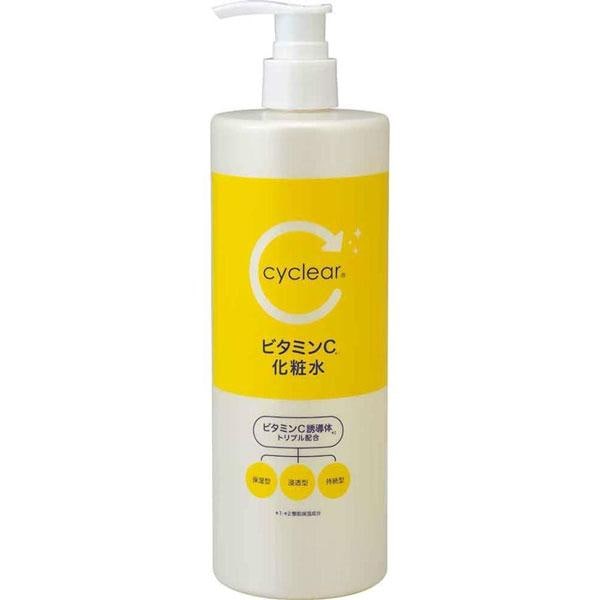 熊野油脂 cyclear サイクリア ビタミンC 化粧水 500ml 20本セット 【ケース販売】