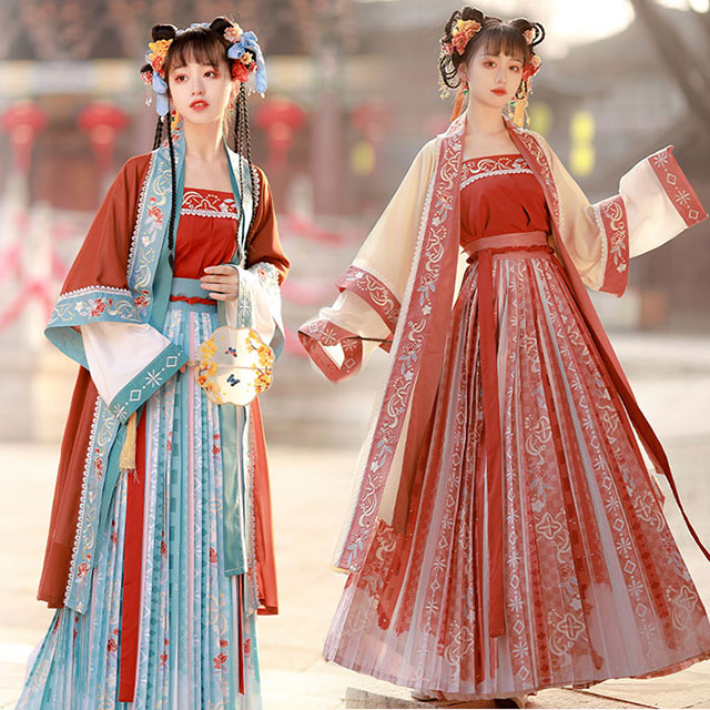 新入荷！漢服 ドレス ハロウィン コスプレ 衣装 中華 民族衣装 仙女 コスチューム 素敵 中華刺繍 漢服 衣装 プリーツスカート 可愛い 中華服 チャイナ服 ハロウィン コスプレ衣装 仮装 チャイナ