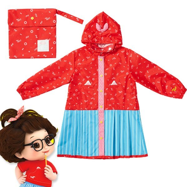 くりくりワンピースレインコート