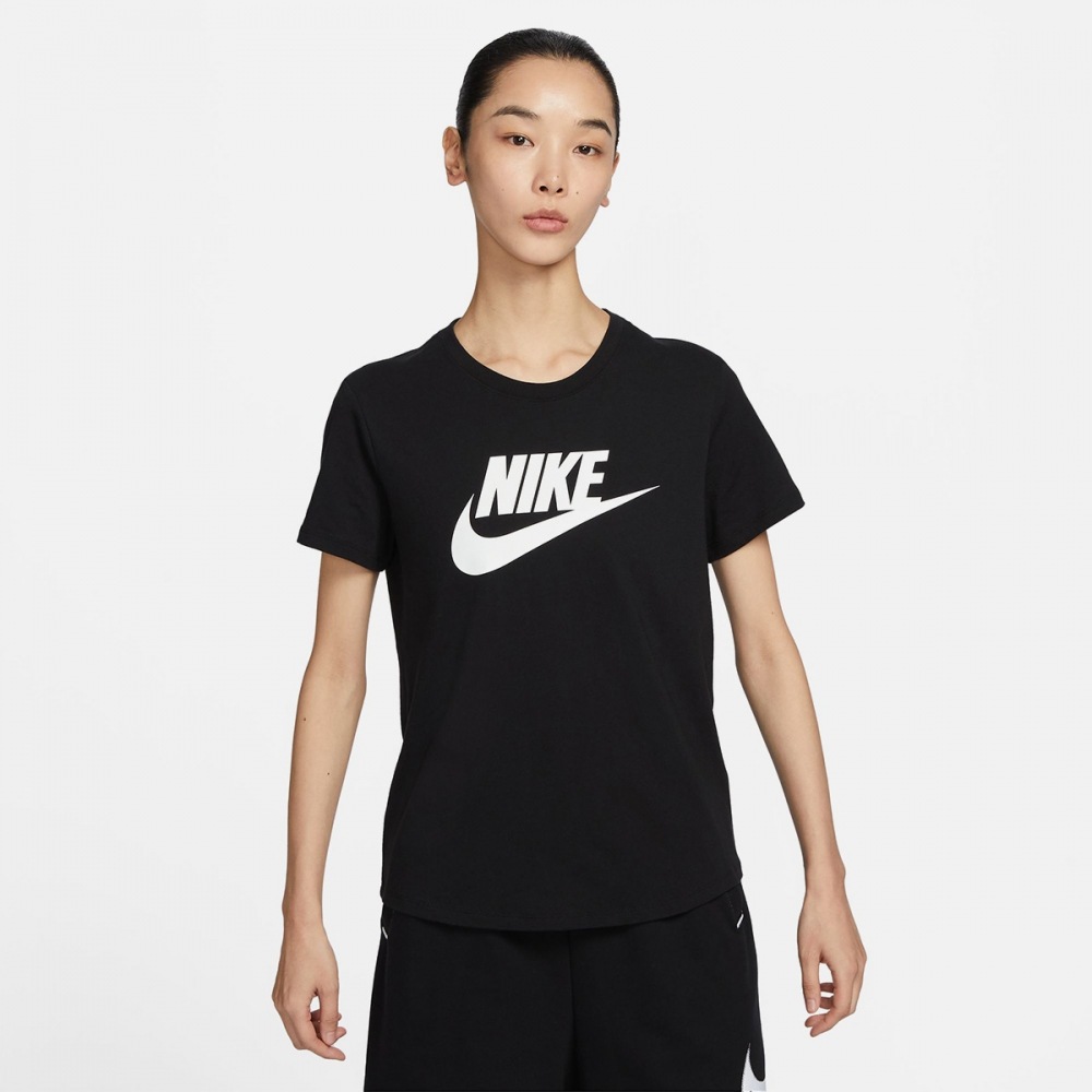 ナイキウーマンズナイキスポーツウェアエッセンシャルロゴTシャツDX7907-010