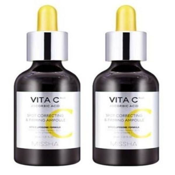 ミシャ ビタCプラス ジョブティシー 弾力アンプル 30ml + 30ml / 効果 弾力改善