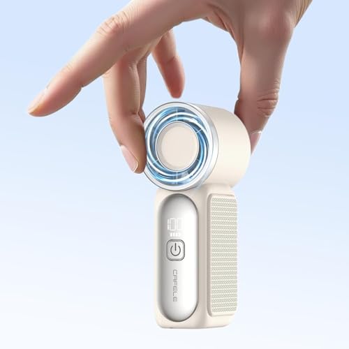 【超ミニ初登場 】 CAFELE 携帯扇風機 ハンディファン ミニファン ミニ 4000mAh大容量 手持ち扇風機 強力送風 6段階調節 静音 卓上 Type-C充電式 LEDディスプレイ 軽量 僅か