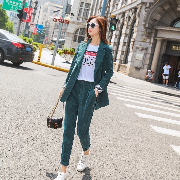 ジャケットパンツ 2点セットジャケット ロールアップパンツ スーツセットアップ カジュアルスーツジャケット ボトムス パンツ アウター ジャケット 上着 スーツ ストレートパンツ 膝下 ロング 9,342円