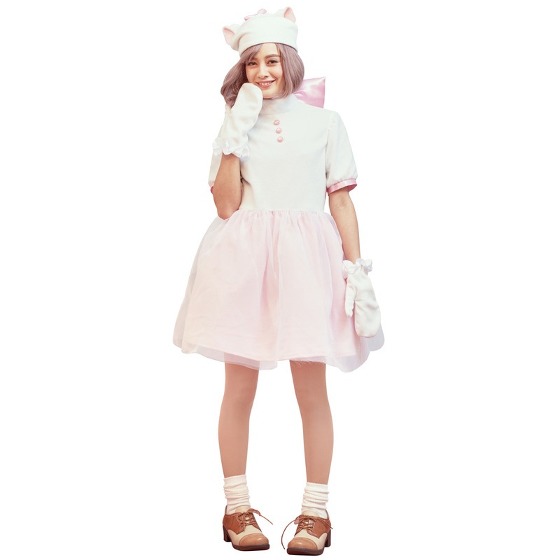 コスプレ 仮装 大人用マリー 【 コスプレ 衣装 ハロウィン 仮装 コスチューム ディズニー グッズ 正規ライセンス品 レディース 女性用 余興 公式 パーティーグッズ 】