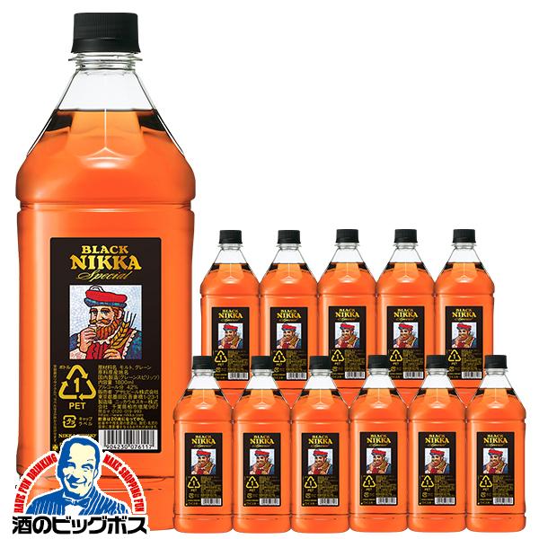 2026年4月14日新発売 1.8Lペット 国産ウイスキー アサヒ ブラックニッカ スペシャル 42度 1800ml×2ケース/12本(012)『FSH』【本州のみ　送料無料】