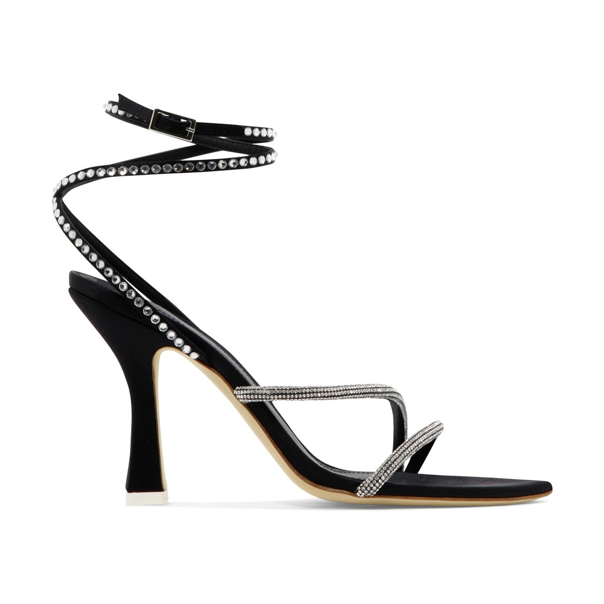 323SC004.R.0775997SATIN BLACK ブラック 春夏2024 サンダル レディース vi