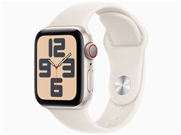 Apple Watch SE 第2世代 GPS+Cellularモデル 40mm MXGJ3J/A [スターライトスポーツバンド S/M]