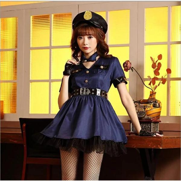 ハロウィンポリス コスプレ コスチューム 大人 コスプレ衣装 コス パンツ 制服 警察官 セクシーコスプレ ショットパンチ イベント 仮装 アダルトコスチューム