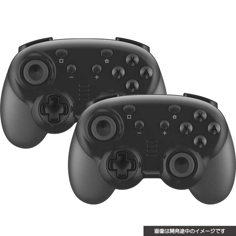 サイバーガジェット　SWITCH 用 CYBERジャイロコントローラー ミニ 無線タイプ 2個セット　CY-NSGYCMB2-BK ブラック