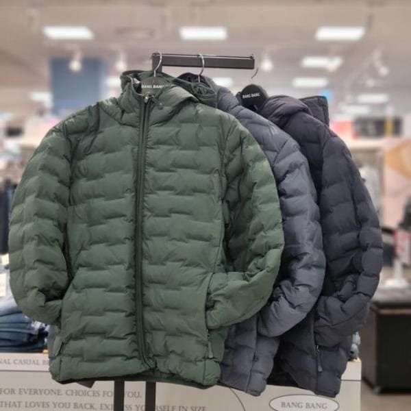 HC21 共用シームレスフード軽量パディングジャンパー NUL808 (E41299777)