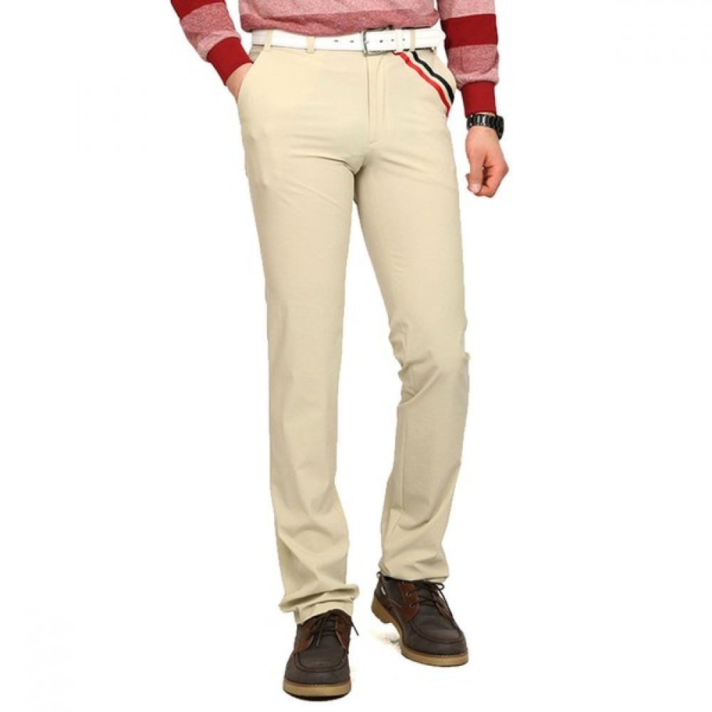 (ノーブルジーンズ) ノーブルジーンズ M 斜めカラーゴルフパンツ