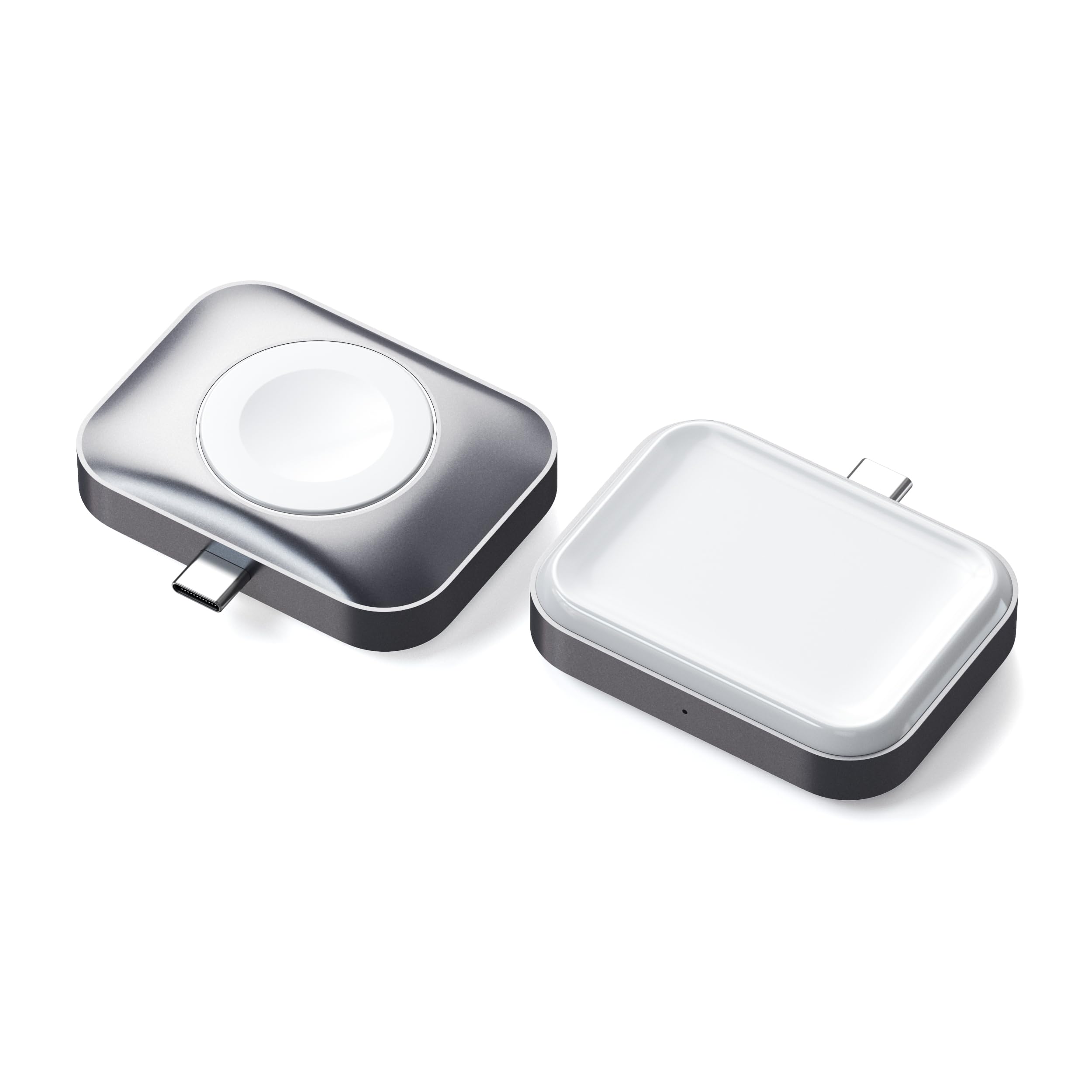 Satechi 2 in 1 USB-C Apple Watch ＆ AirPods ワイヤレス充電ドック (Apple Watch 全シリーズ, AirPods 1/2/3/Pro対応) アップルウ