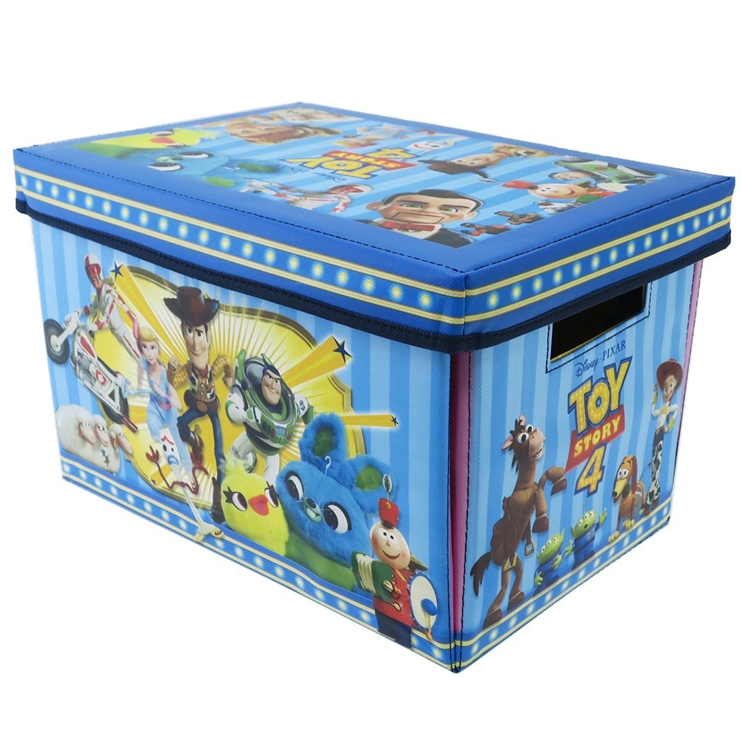 トイストーリー 4 おかたづけ ボックス 収納用品 ディズニー キャラクターグッズ通販 一部予約販売 サンスター文具 おもちゃ箱 ストレージbox シネマコレクション