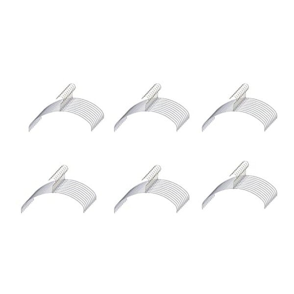 120157 ランドリーハンガーラウンド シルバー 60本組