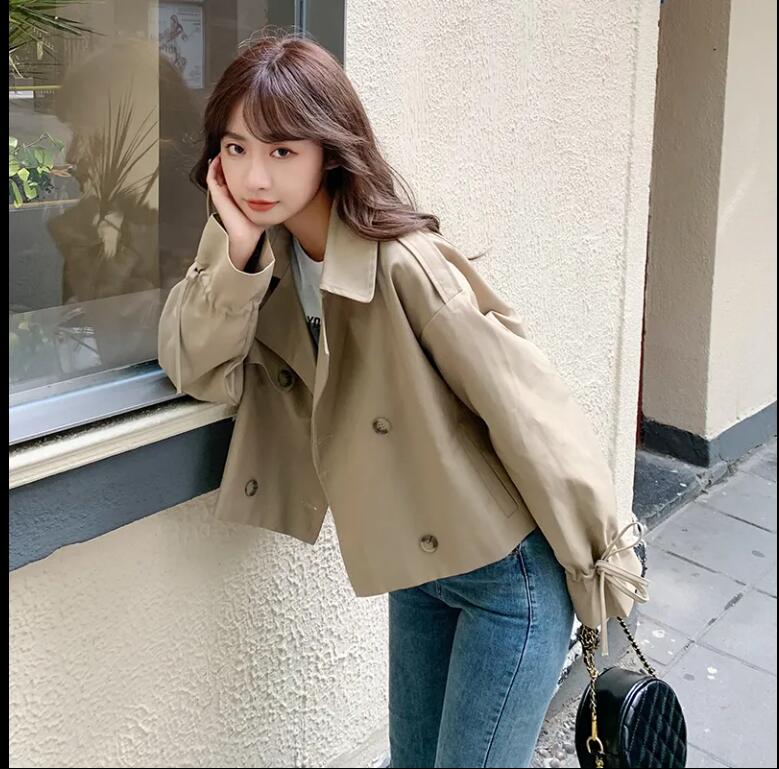 ショート丈パーカー女性新韓国版コート女性