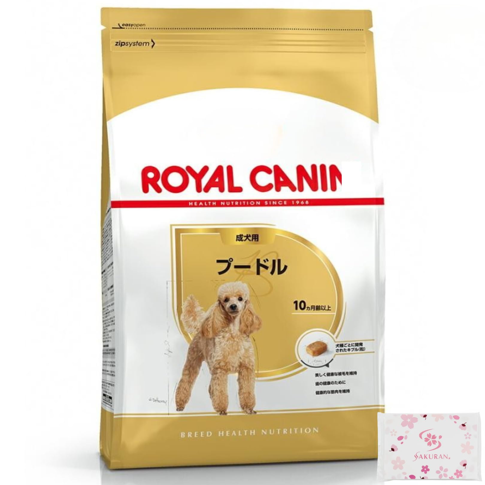 ロイヤルカナン BHN プードル 成犬用 3kg 犬用 ドッグフード ドライ 栄養バランス + SAKURANポケットティッシュ